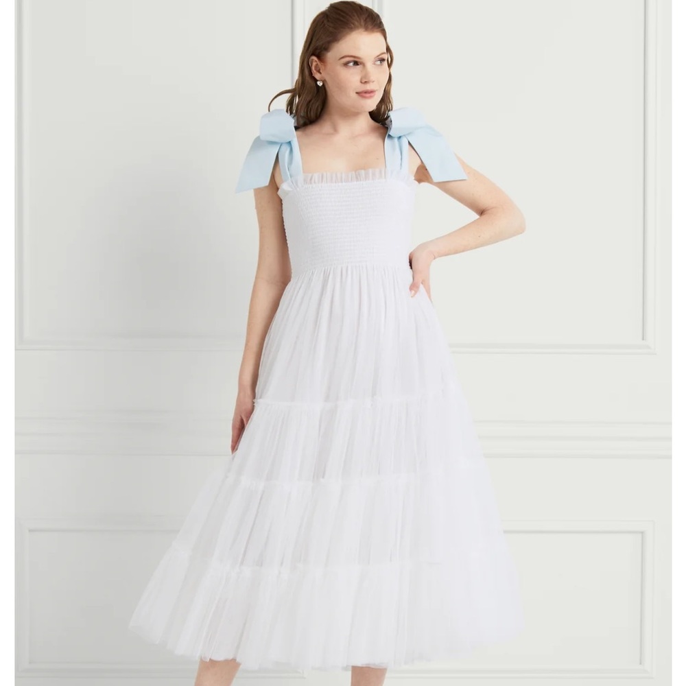 Hill House Home The Tulle Ribbon Ellie Nap Dress - Size XS